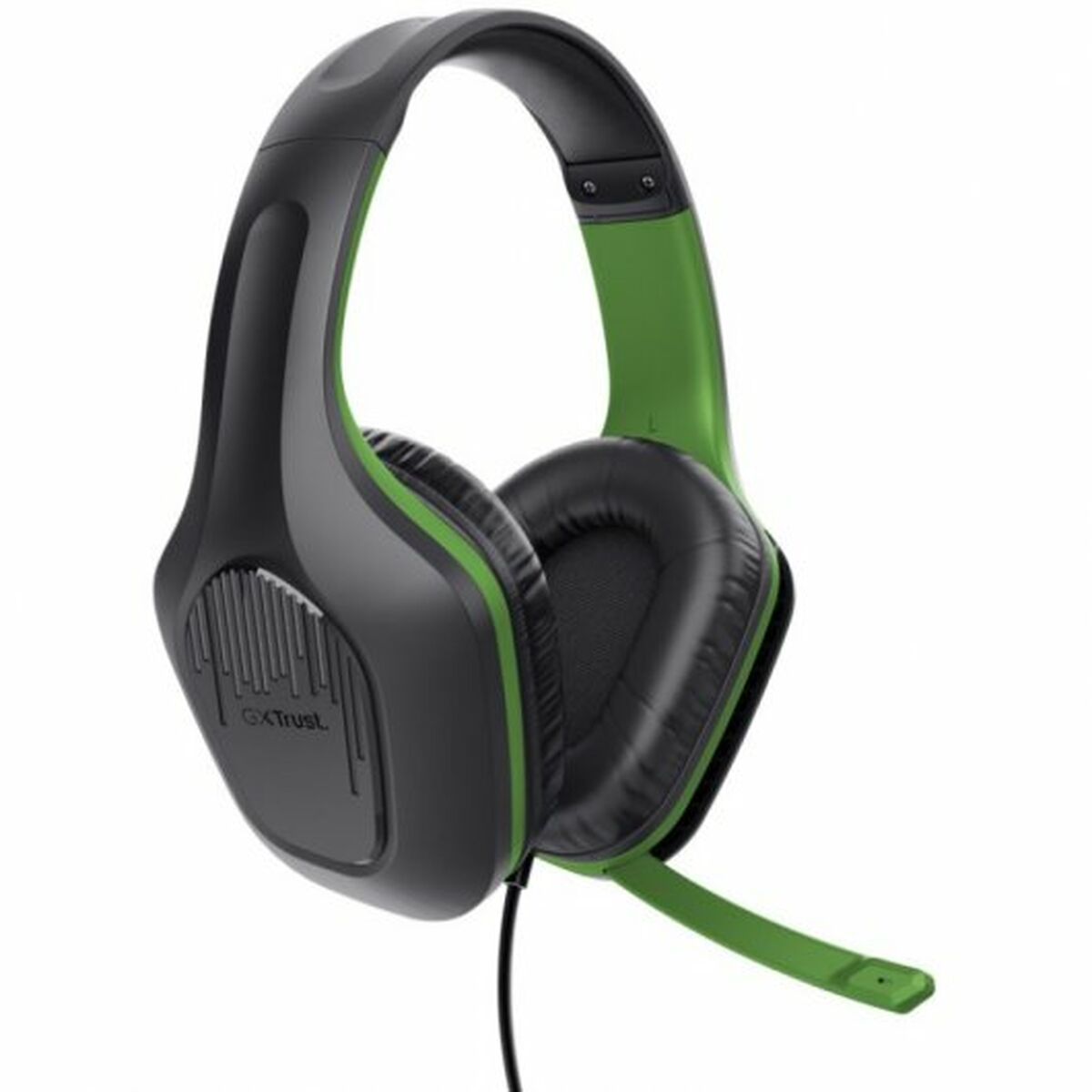 Headphones with Microphone Trust GXT 415S Zirox Black Green Black/Green