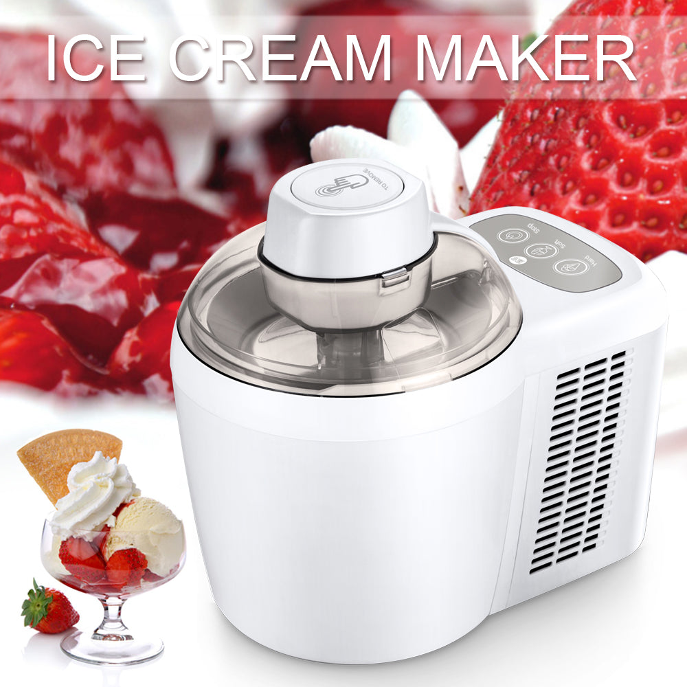 90W 220V Automatic Ice Cream Makers Fruit Dessert Machine no pre-freezing required Fruit Ice Cream Machine Maker