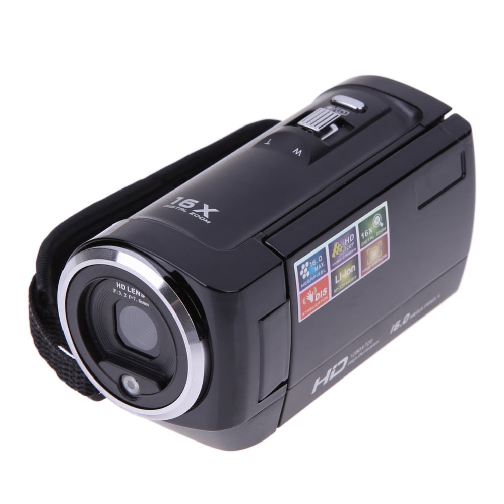 Full HD AV 720P 16MP Automatic Digital Camera Video Camcorder DV DVR 2.7"TFT