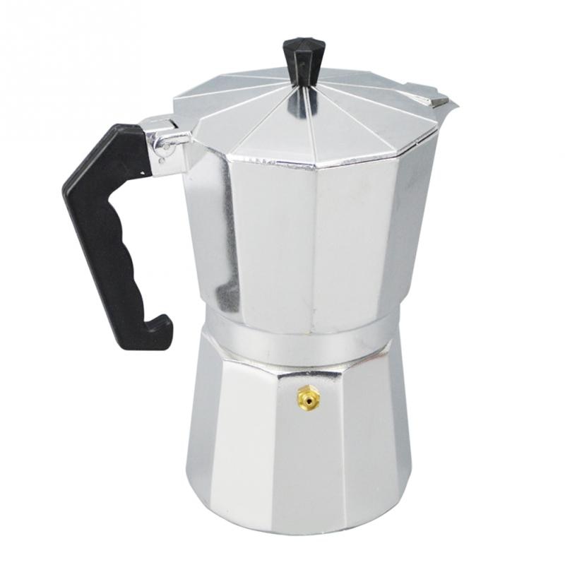 Aluminum 1/3/6/9/12 Cup Latte Mocha Coffee Pot Stove Top Espresso Maker Tool