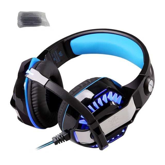 PC Gamer casque EACH G2000 Stereo Hifi Gaming Headphones With Microphone
