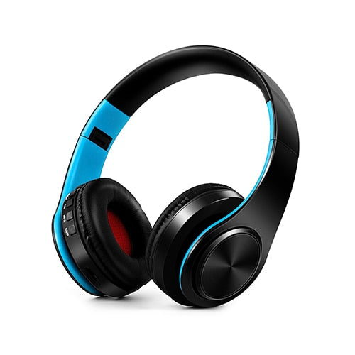 Earphone Bluetooth Headphones Over Ear Stereo Wireless Headset Soft Leather Earmuffs