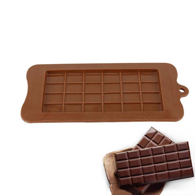 FILBAKE Hot Selling 1pcs 24 Cavity  Square Silicone Chocolate Molds DIY Silicone mold Bakeware Stable Cake Molds