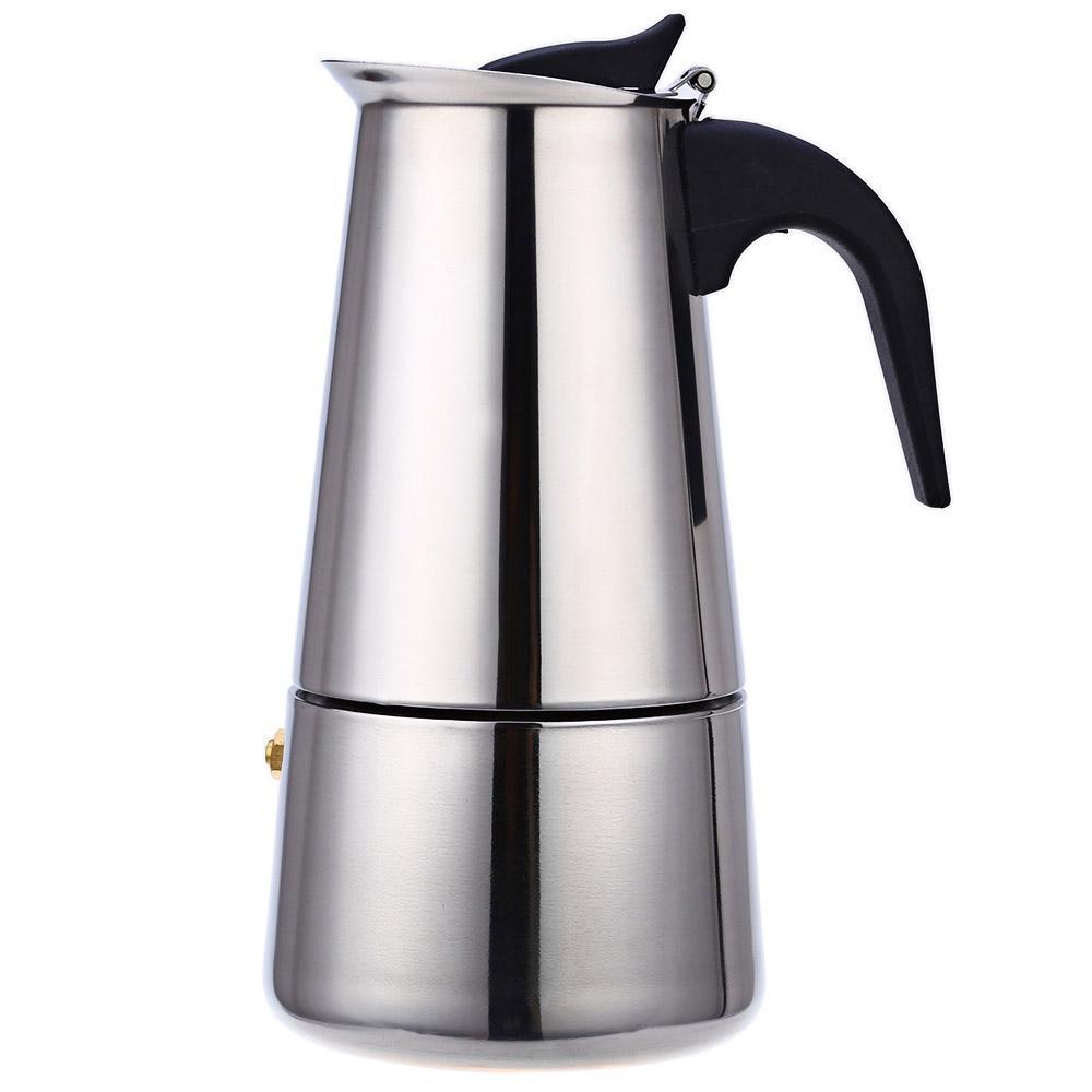Portable Stainless Steel Coffee Maker Mocha Percolator Stove Cafeteira Espresso Machine