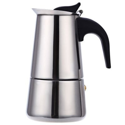 Portable Stainless Steel Mocha Espresso Latte Percolator Stove Coffee Maker Pot