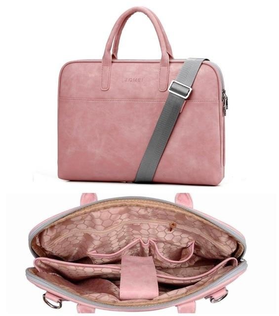 Fashion Leather Laptop bags for women 14 15 15.6 17.3 inch for macbook air 13 inch