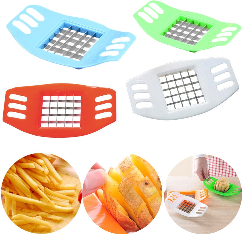 Free Ship Vegetable Potato Slicer Cutter French Fry Cutter Chopper Chips Making Tool Potato Cutting Kitchen Gadgets MM3