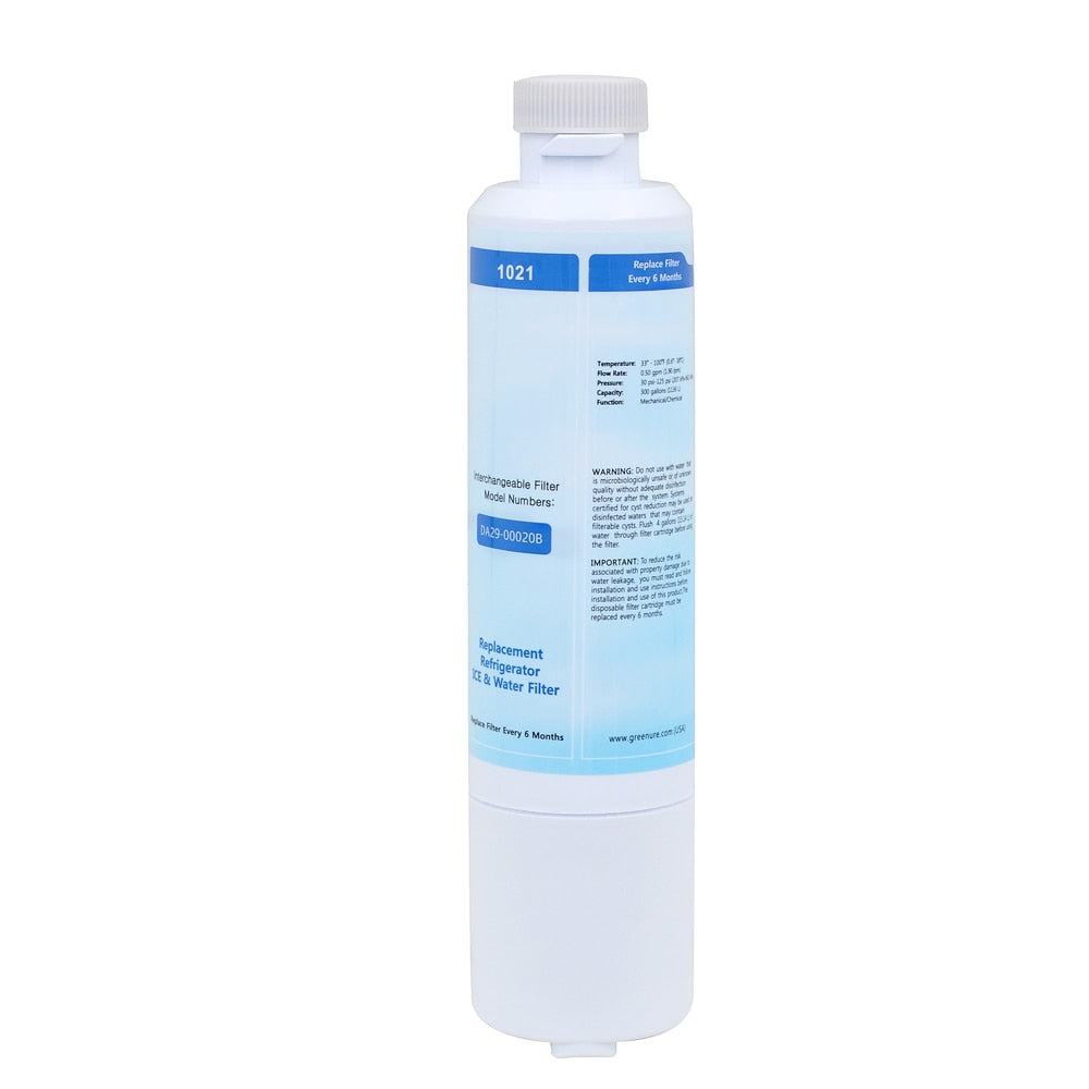 GRE1021 Refrigerator Water Filter Activated Carbon Replacement for Samsung Mineral DA29-00020B HAF-CIN/EXP 1 Piece