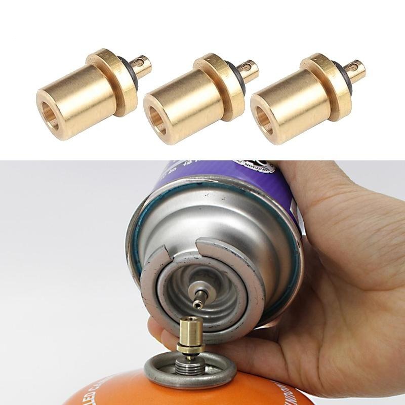 Gas Burner Adapter Outdoor Camping Gas Refill Adapter Cylinder Gas Tank Gas Burner Accessories Hiking Inflate Butane Canister