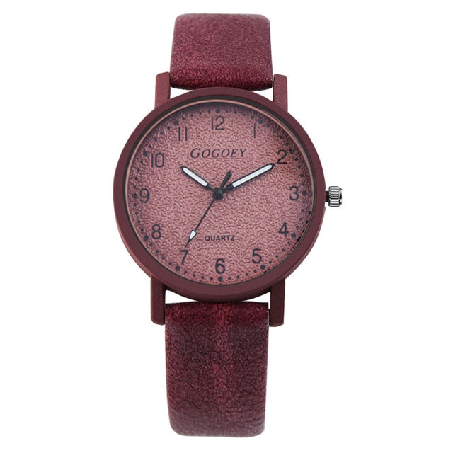 Women's Watches Fashion Leather Wrist Watch Ladies Watches