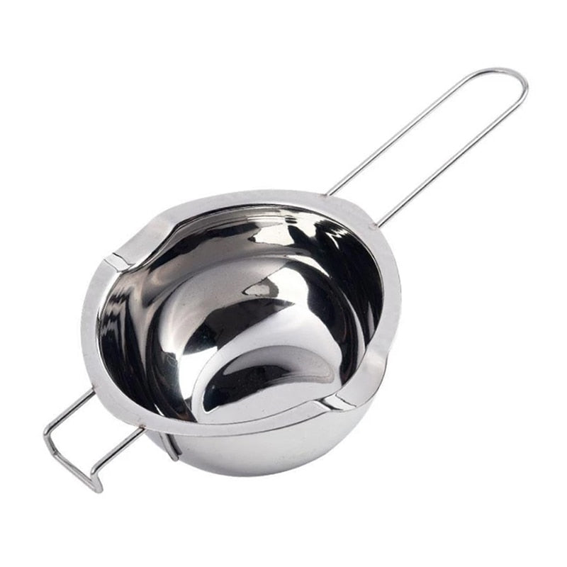Heating And Melting Stainless Steel Simmering Water None Fire Melt Pot Mini Mirror Polished Chocolate Melt Pot Kitchen Cookware