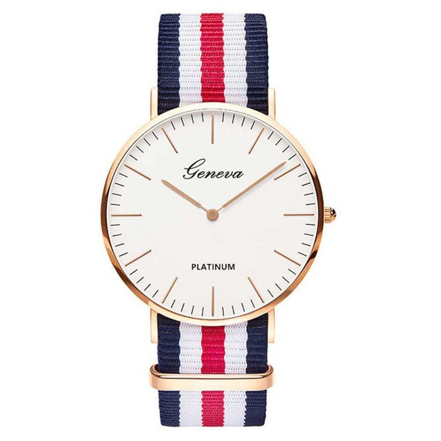 Nylon strap Style Quartz Women Watches Fashion Casual Wrist Watch Relojes