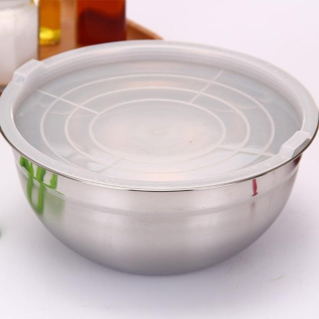 Ingredients Standby Bowls Mixing Bowl Stainless Steel DIY Cake Bread Salad Mixer Kitchen Cooking Tools