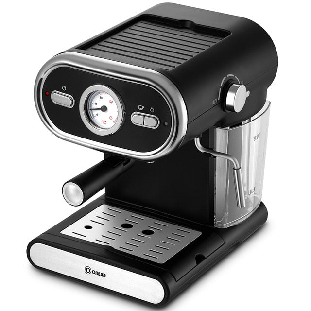 Italian Coffee Machine DL-KF5002 Semi-automatic Home Visualization Full Temperature Control 20BAR