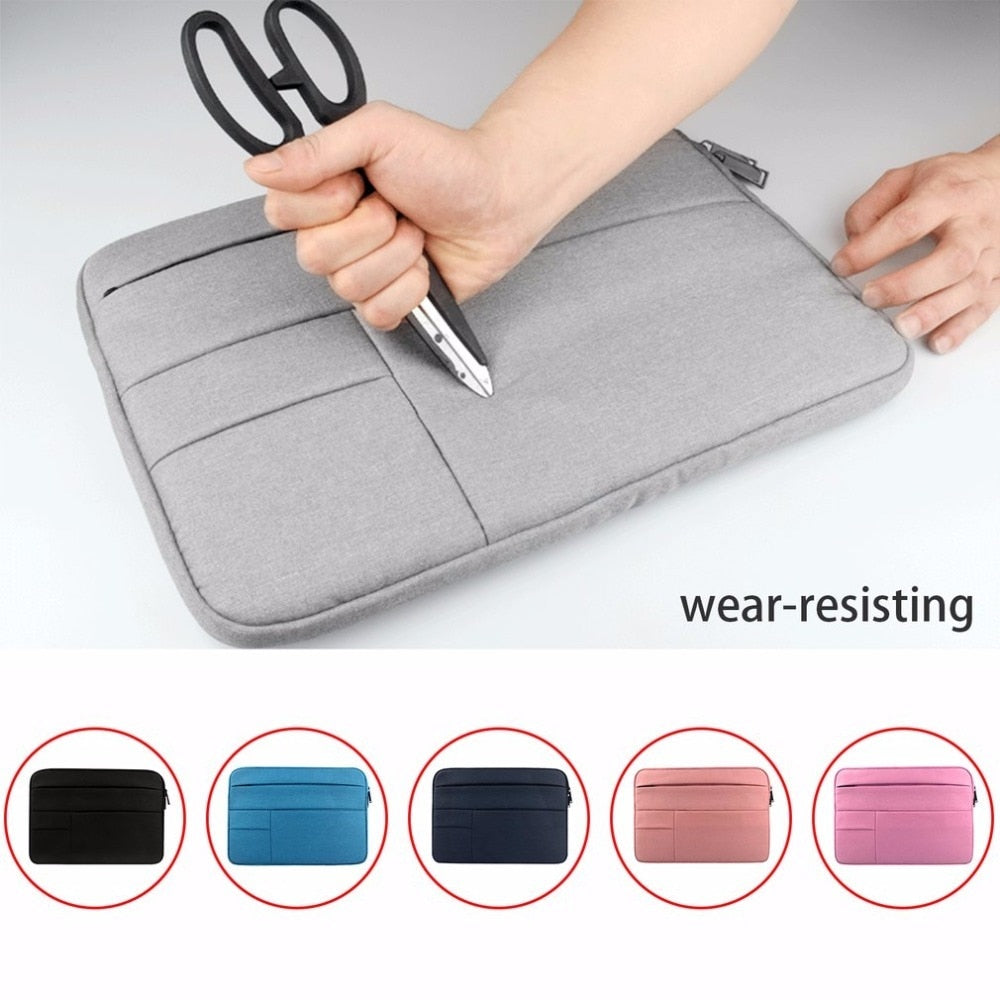 Laptop Bag Case Sleeve Solid Computer Notebook Cover For MacBook For Dell HP Acer Lenovo 11.6 12 13 14 15 15.6 inch Waterproof