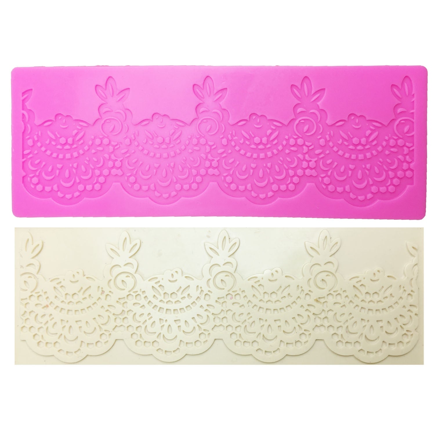 M0358 Flower lace mat DIY Silicone Mold For Cake Decorating tools baking bakeware mould silicone mat fondant cake