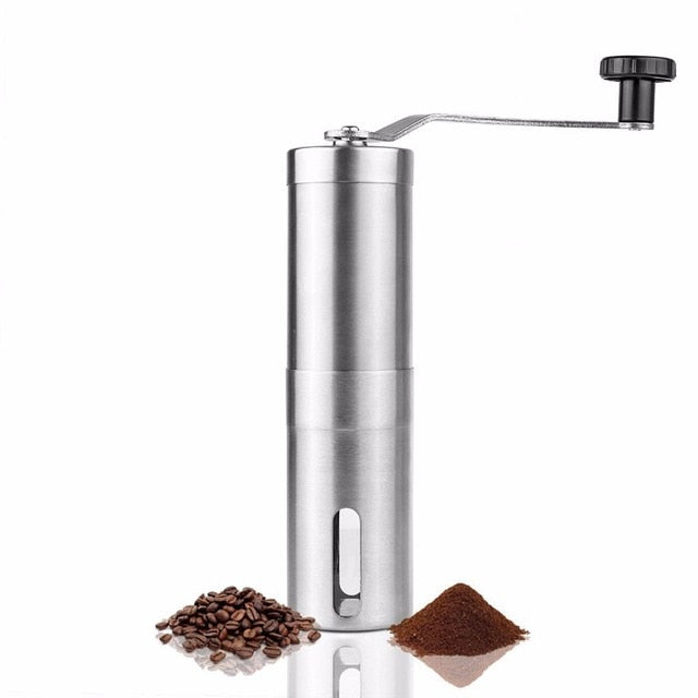 Manual Coffee Grinder Coffee Maker ceramics Core 304 Stainless Steel Hand Burr Mill Grinder Ceramic Corn Coffee Grinding Machine