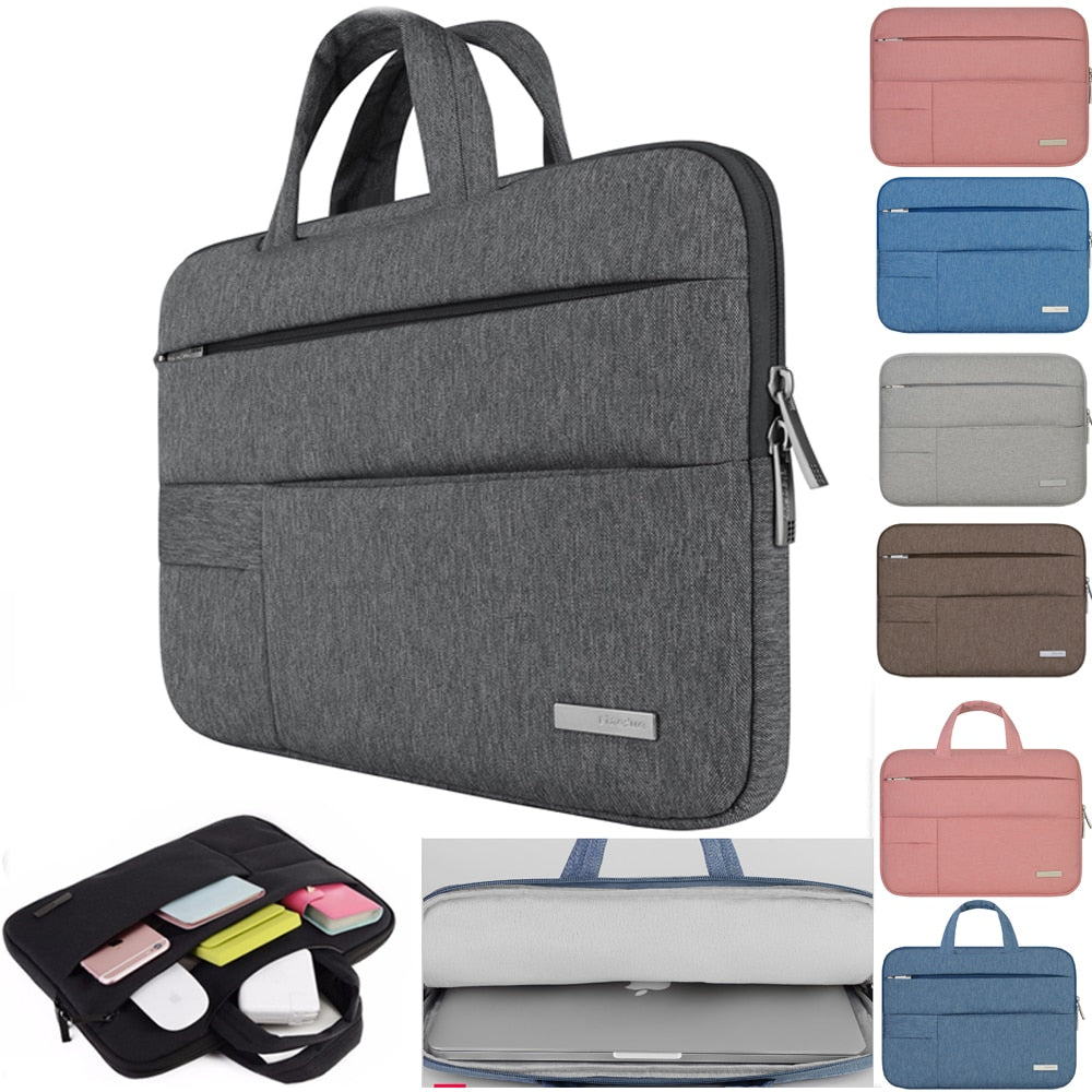 Men Women Portable Notebook Handbag Air Pro 11 12 13 14 15.6 Laptop Bag/Sleeve Case For Dell HP Macbook Xiaomi Surface pro 3 4