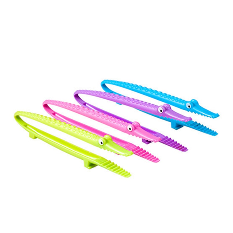 Multifunction Crocodile Cooking Baking Clips Barbecue BBQ Tongs Vegetable Fruit Tools For Food Bread Kitchen Accessories