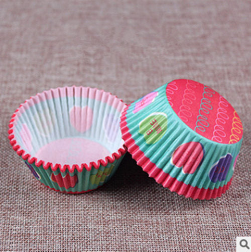 NEW  100PCS Muffins Paper Cupcake Wrappers Baking Cups Cases Muffin Boxes Cake Cup Decorating Tools Kitchen Cake Tools DIY