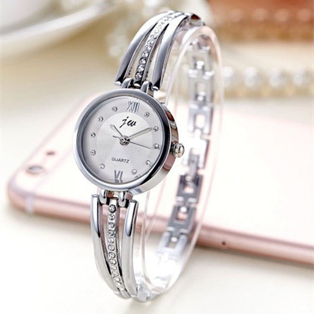 New Fashion Watches Women Luxury Stainless Steel Bracelet watches Ladies Quartz