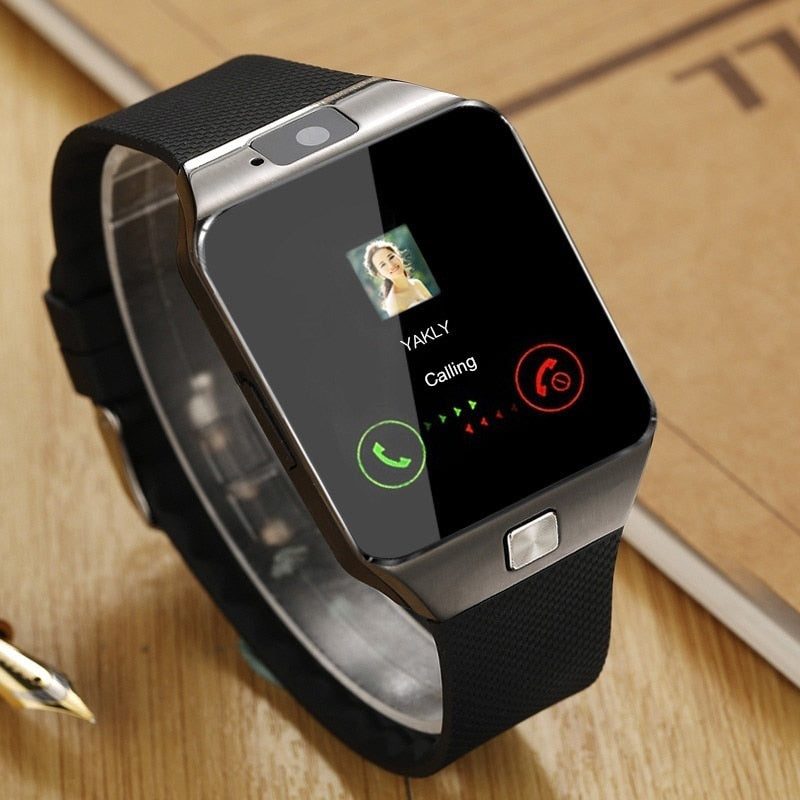 New Smartwatch Intelligent Digital Sport Gold DZ09 Pedometer For Phone Android Wrist Watch Men Women's satti