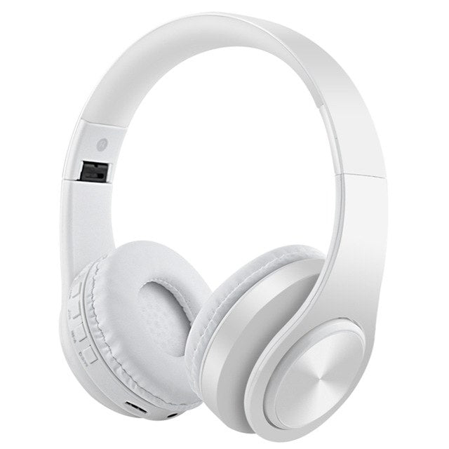 Bluetooth earphone headphone sport Support TF FM radio bass wireless with mic