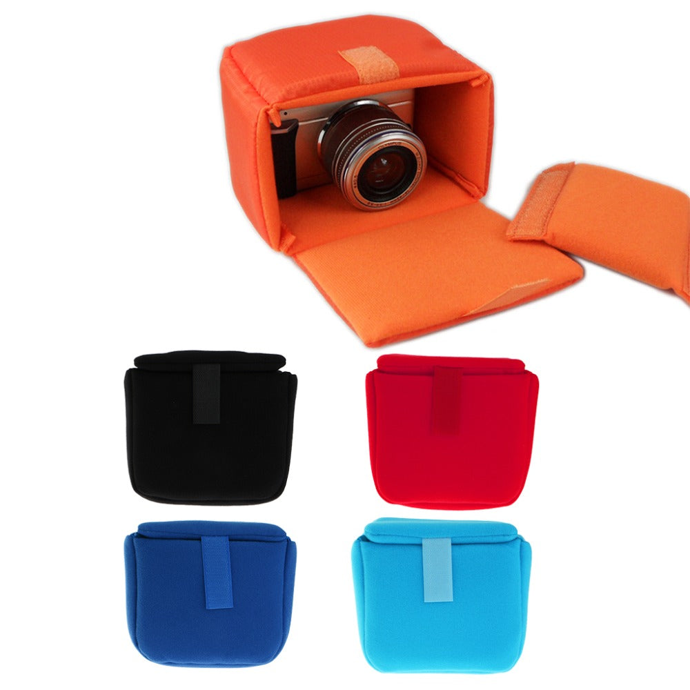 Newest Shockproof Camera Lens Case Pouch Insert Cushion Partition Padded Bag For DSLR
