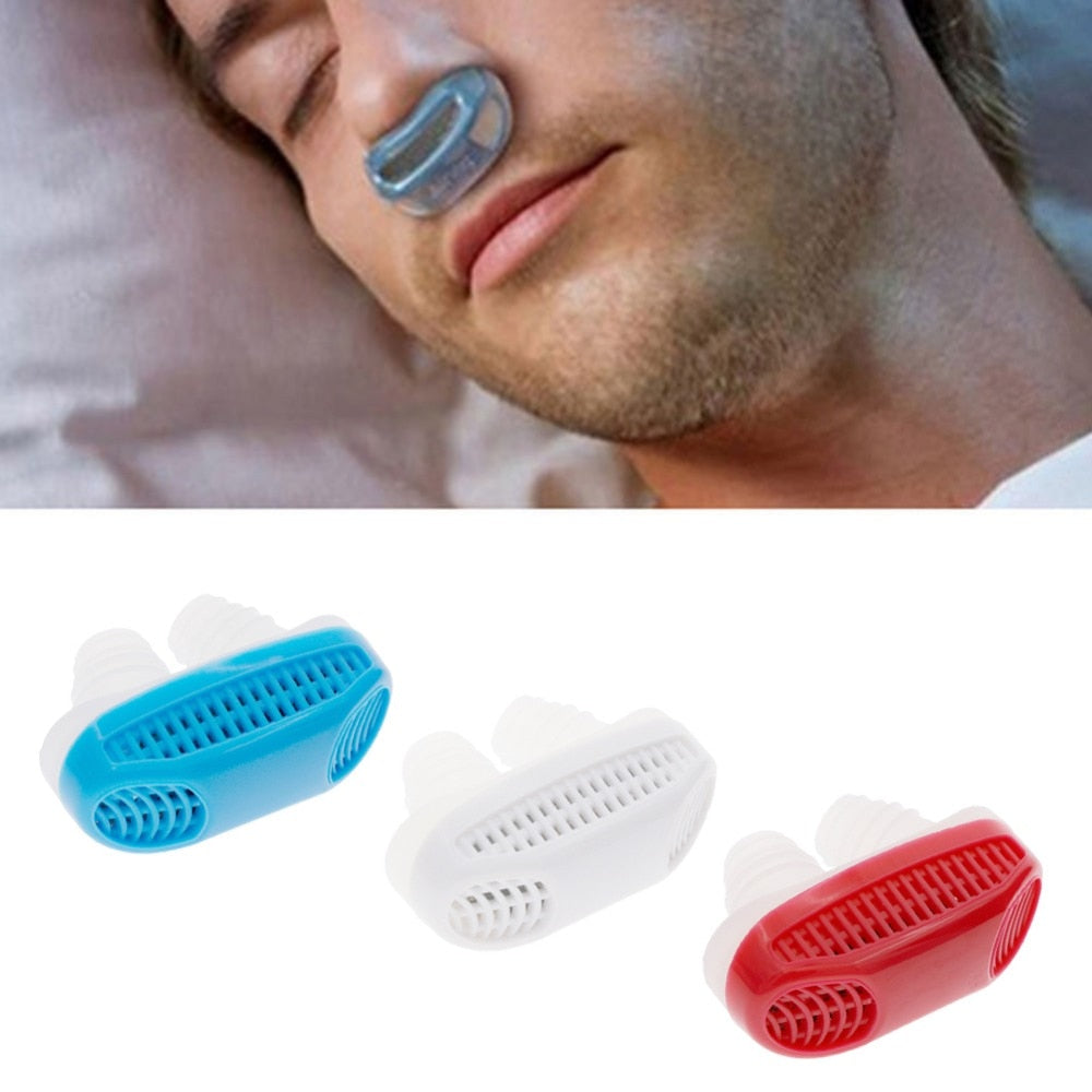 Silicone Anti Snore Nasal Dilators Apnea Aid Device Stop Snoring Nose Breathing Apparatus