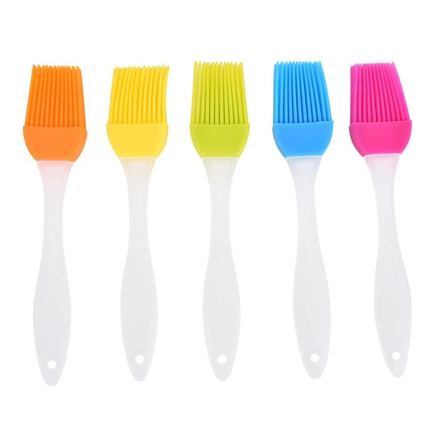 Silicone Pastry Bread Oil Cream Brush Baking Bakeware BBQ Cake Cooking Basting Tool Kitchen Accessories Gadgets Random color 1PC