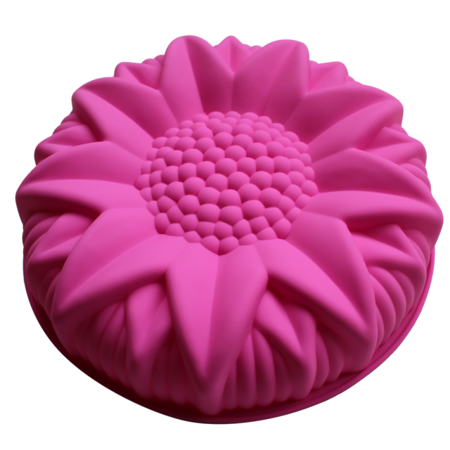 Silicone big Cake Molds Flower Crown shape Cake Bakeware Baking Tools 3D Bread Pastry mould Pizza Pan DIY birthday wedding party