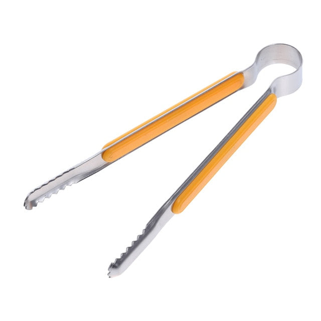 Stainless Steel Kitchen Tongs Cooking Forceps BBQ Food Salad Bacon Steak Bread Kitchenware