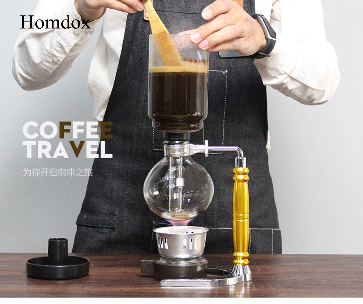 Style Siphon Japanese type 3cup glass 5cups machine Siphon filter coffee maker  Tea coffee vacuum pot coffeemaker