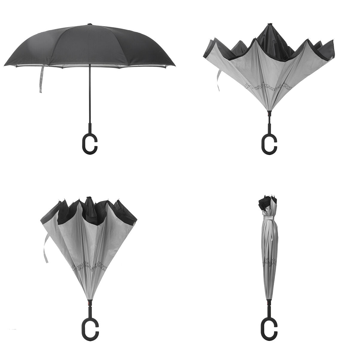 Paraguas de Cierre Inverso InnovaGoods