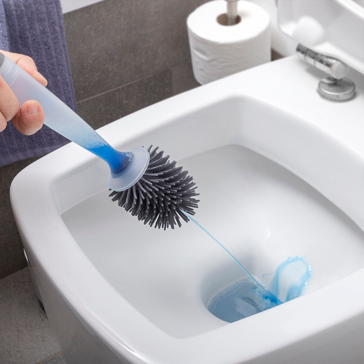 Brosse WC avec Distributeur de Savon Bruilet InnovaGoods