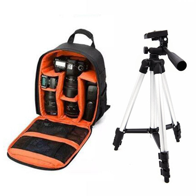 Waterproof Multi-functional Digital DSLR Camera Video Bag Small DSLR Backpack for Photographer Photo Camera Tripod Stand