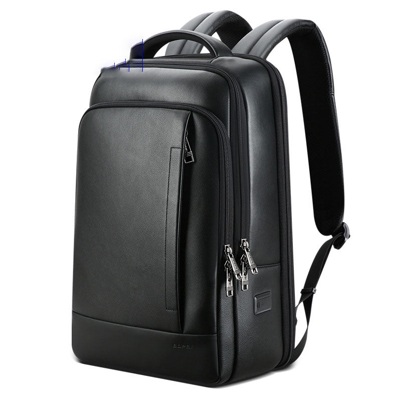 Dealsdom Backpack Leather Men's Business Computer Bag