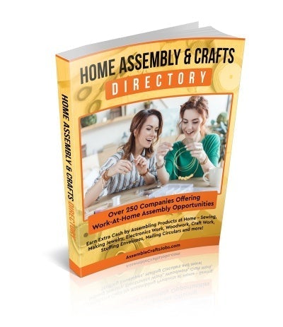 Amazon Job Listings: Work At Home Assemble & Crafts Jobs