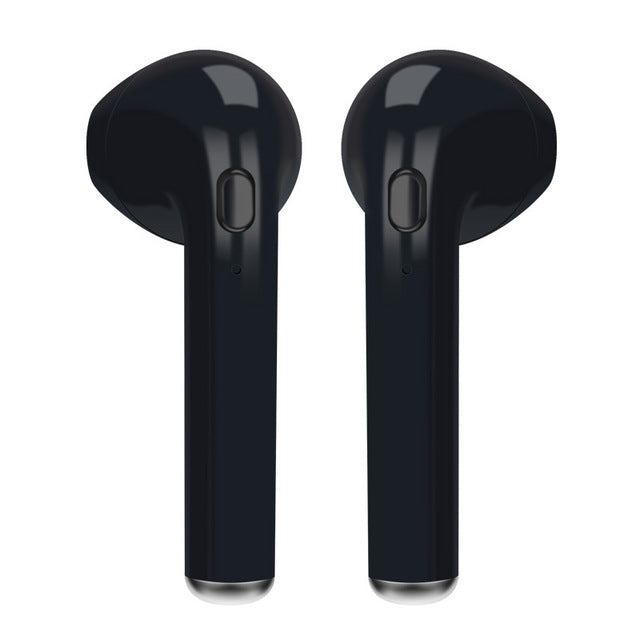 i7 i7s TWS Wireless Bluetooth Earphones  In-Ear Music Earbuds Set  Stereo Headset for iphone X 6 7 8 Samsung Xiaomi Retail Box