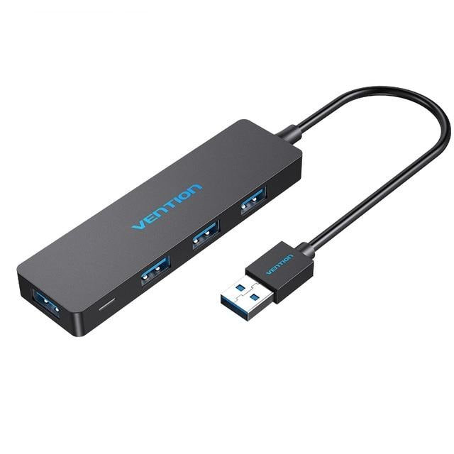4-Port USB 3.0 2.0 Ultra Slim Data Hub