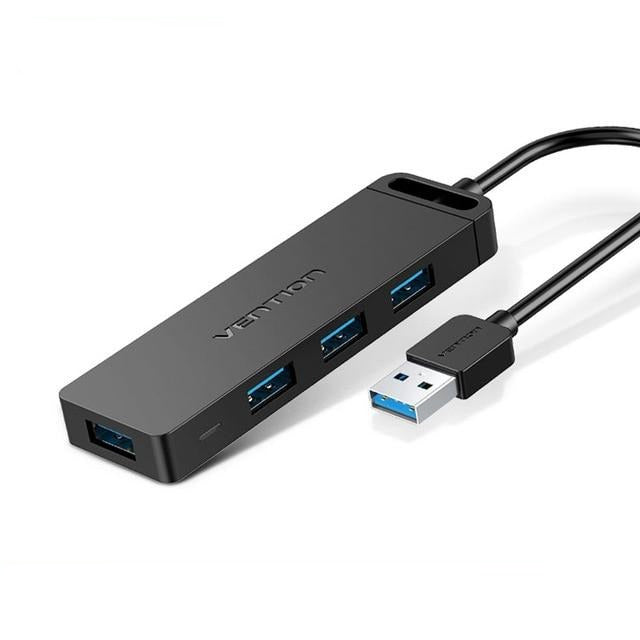4-Port USB 3.0 2.0 Ultra Slim Data Hub