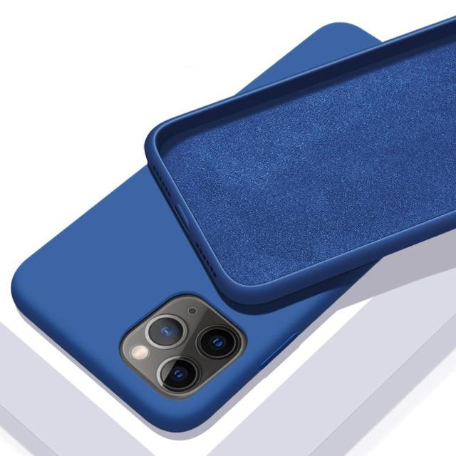 Apple Iphone 12 Mini Case: Luxury Original Liquid Silicone