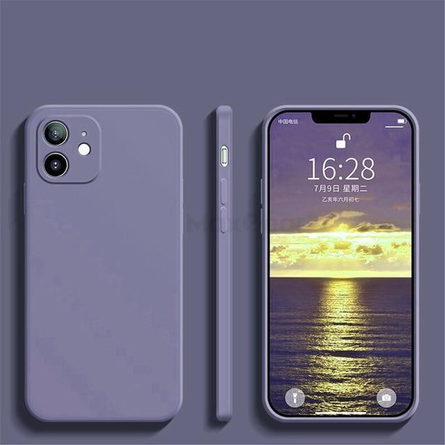Iphone 13 Mini Case: Luxury Original Square Liquid