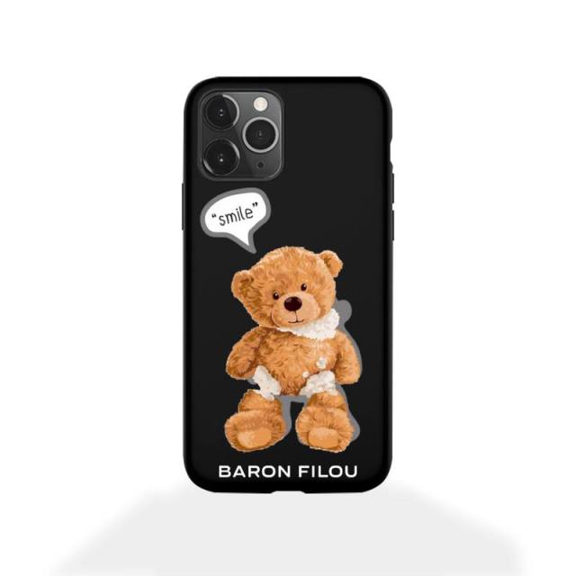Designer Iphone 12 Pro Max Case: Cute BEAR Design Barons Phone Case cover