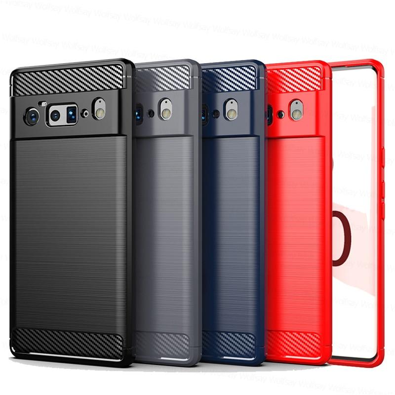 Google Pixel 6 Cases: Shockproof Cover TPU Protective Phone Back