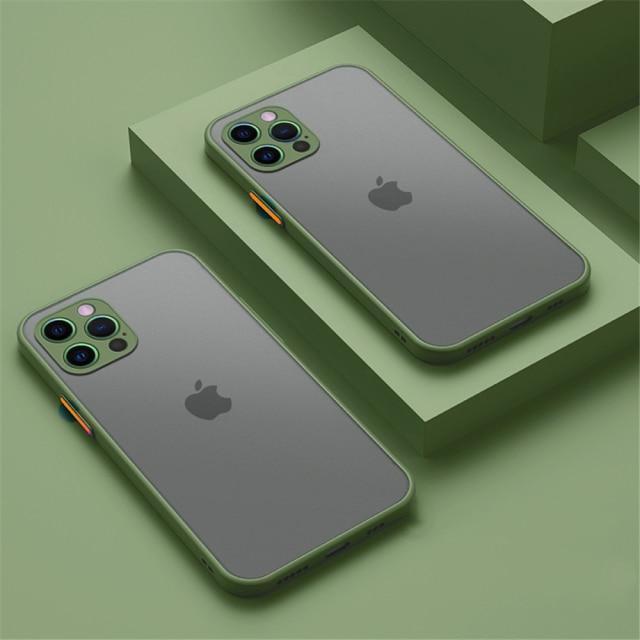 Iphone 12 Max Case: Shockproof Armor Matte