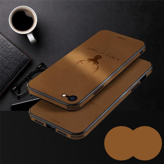 Designer Iphone 12 Pro Max Case: Leather funda Cover Luxury