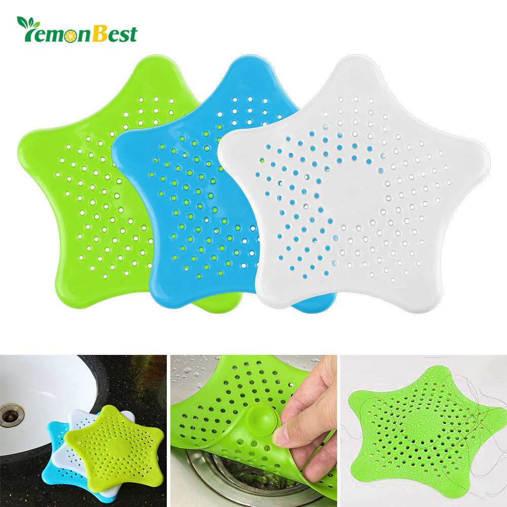 Rubber Drain Cover Sink Strainer Leakage Filter Sewer Drain Hair Colanders Strainers Filter Kitchen and Bathroom Shower sifter