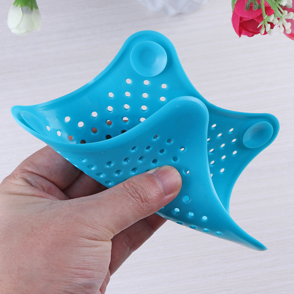 Rubber Drain Cover Sink Strainer Leakage Filter Sewer Drain Hair Colanders Strainers Filter Kitchen and Bathroom Shower sifter